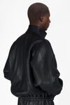Alexander Wang black primal 羔羊皮运动夹克