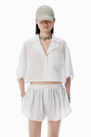 Alexander Wang white/black black & white pajama-style shirt