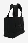 alexander wang ryan mini tote bag in rib knit black