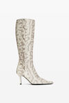 Alexander Wang natural vivica 85 皮革及膝靴