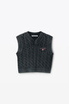Alexander Wang washed black 有机棉背心