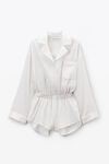Alexander Wang white/black black & white pre-styled pajama romper