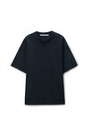 Alexander Wang black 黑色棉质徽标 t 恤