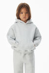 alexander wang essential毛圈布连帽衫 light heather grey