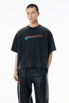 Alexander Wang washed black unisex washed black star graphic tee