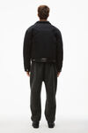 alexander wang リバーステリー スポーティロゴ スウェットパンツ  charcoal