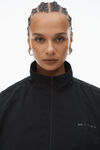 Alexander Wang black giacca sportiva con ruches