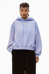 PUFF LOGO HOODIE IN ESSENTIAL TERRY