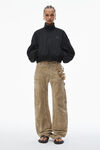 Alexander Wang black giacca sportiva con ruches