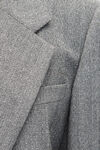 Alexander Wang grey/black blazer oversize in tessuto sartoriale a spina di pesce