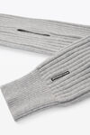 Alexander Wang heather grey 带袖混纺面料罗纹围巾