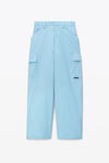 alexander wang 密织棉质工装裤 chambray blue