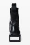 Alexander Wang black throttle 小牛皮踝靴