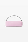 Alexander Wang pink lavender heiress flex bag in neoprene with 3d spikes