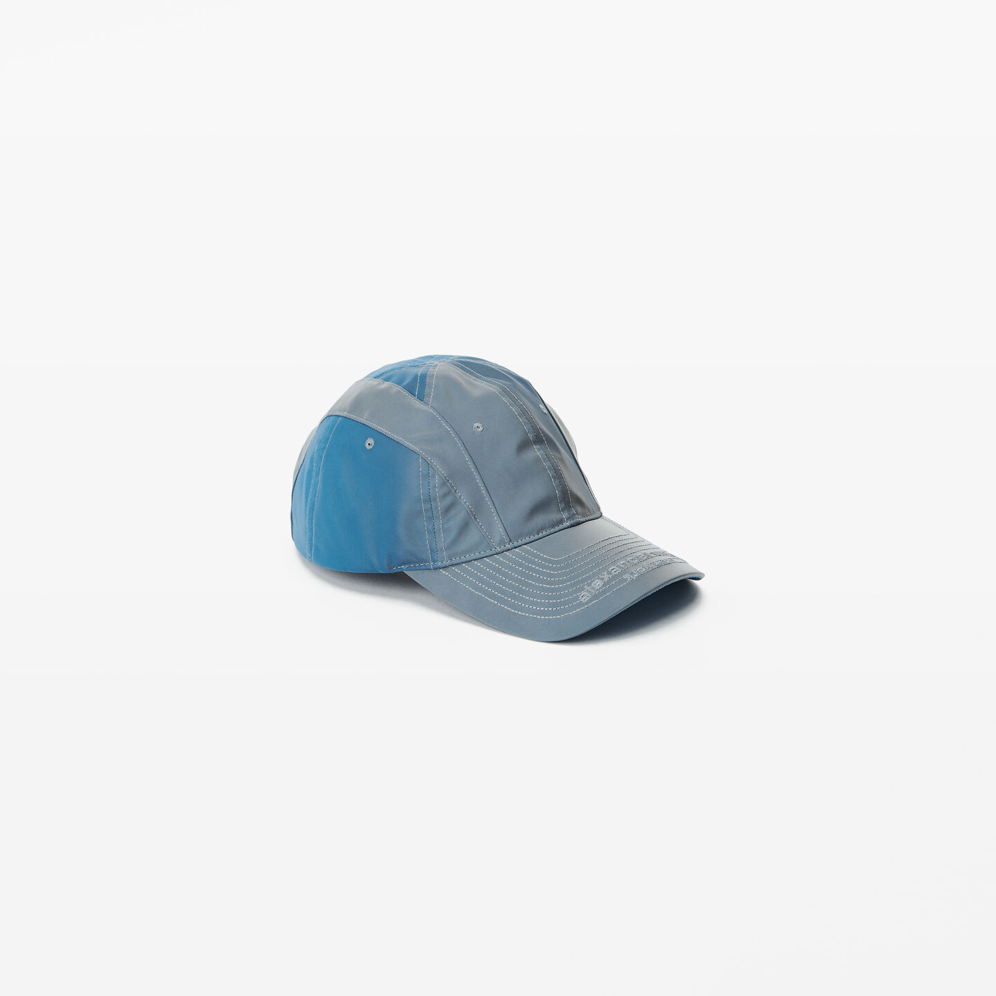 Alexander Wang Gradient Reflective Sport Cap In Blue