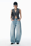 Alexander Wang vintage bleach blue ブローアップ ブリーチブルー ミッドライズジーンズ