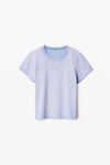 alexander wang puff logo shrunk tee in cotton jersey easter egg