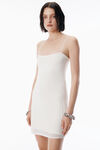 Alexander Wang soft white white crystal hotfix cami dress