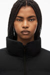 alexander wang 反光徽标夹棉外套 black