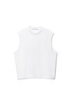 Alexander Wang white white vintage fade-effect muscle tank