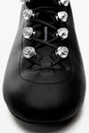 Alexander Wang black vyolette 系带平底鞋