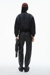 Alexander Wang black 徽标刺绣飞行员夹克