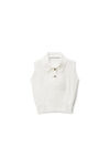 Alexander Wang ivory ivory cotton-blend chenille logo polo