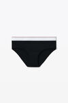 alexander wang brief underwear in ribbed jersey black