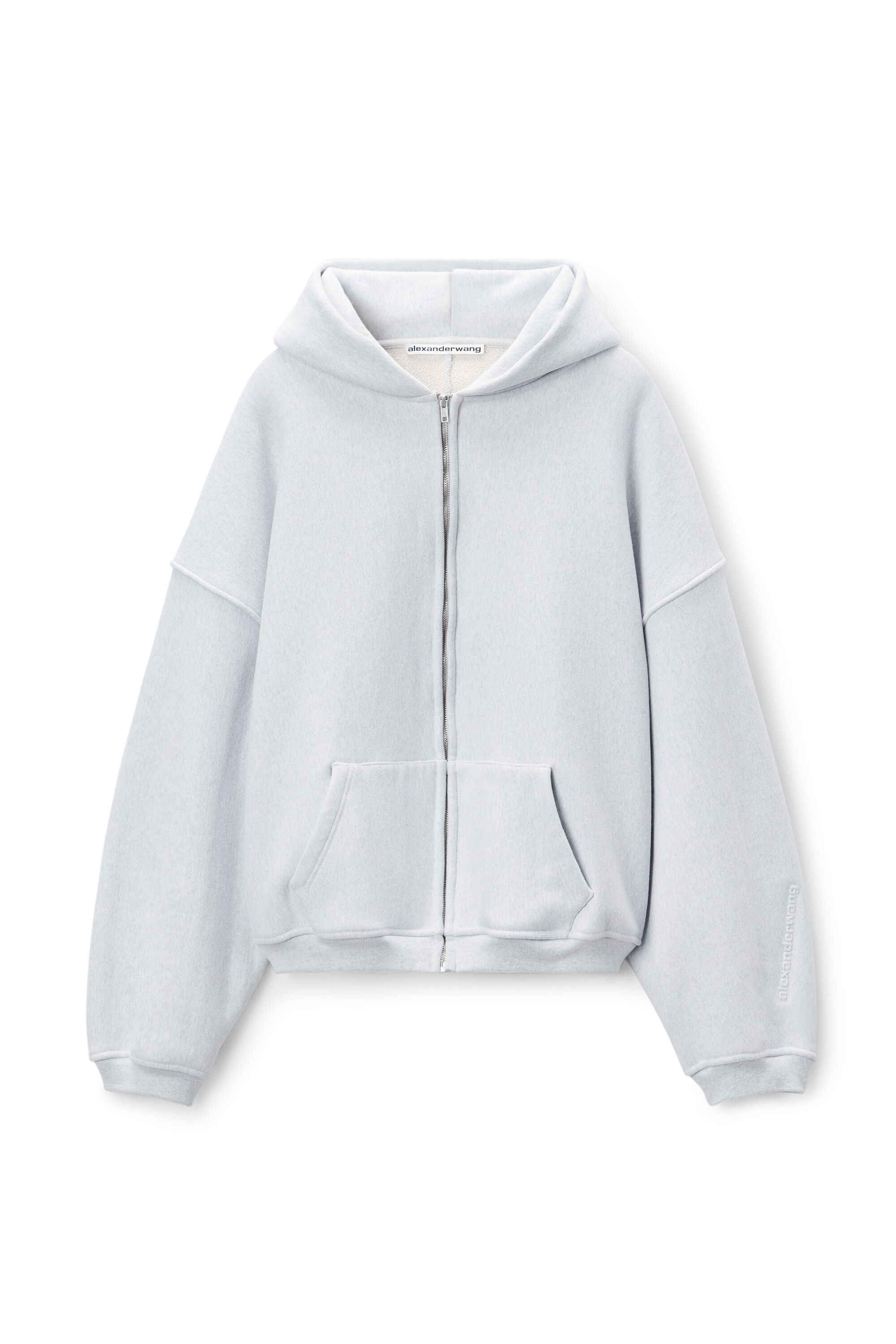 新作★【alexanderwang】 ディストレス加工 ロゴ入りフーディー alexander wang - 【ラスト1点】DISTRESSED LOGO HOODIE