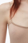 alexander wang crystal bead hotfix cami tank dress smokey rose