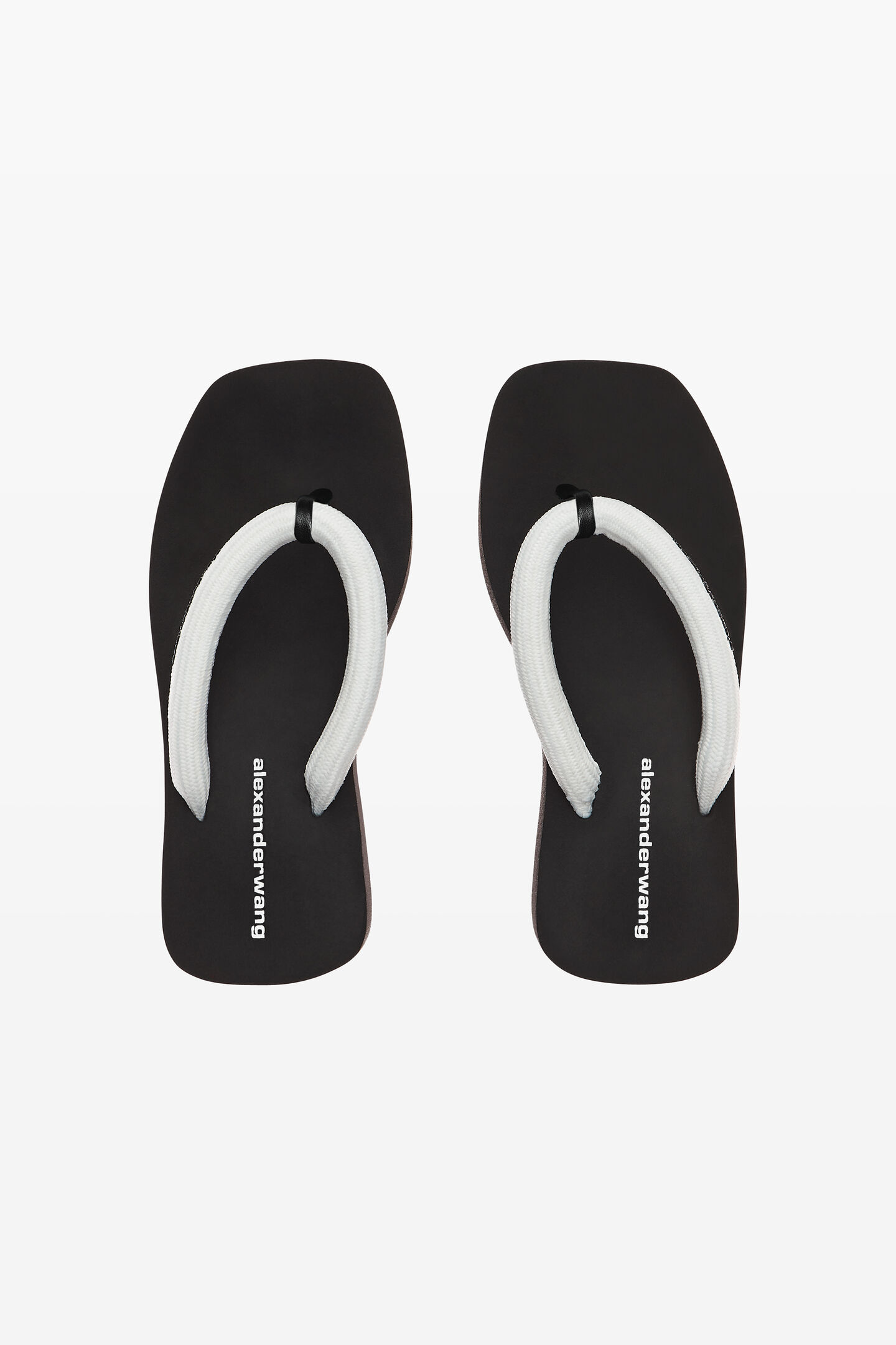 Alexander Wang Jenna Thong Platform Sandal In White