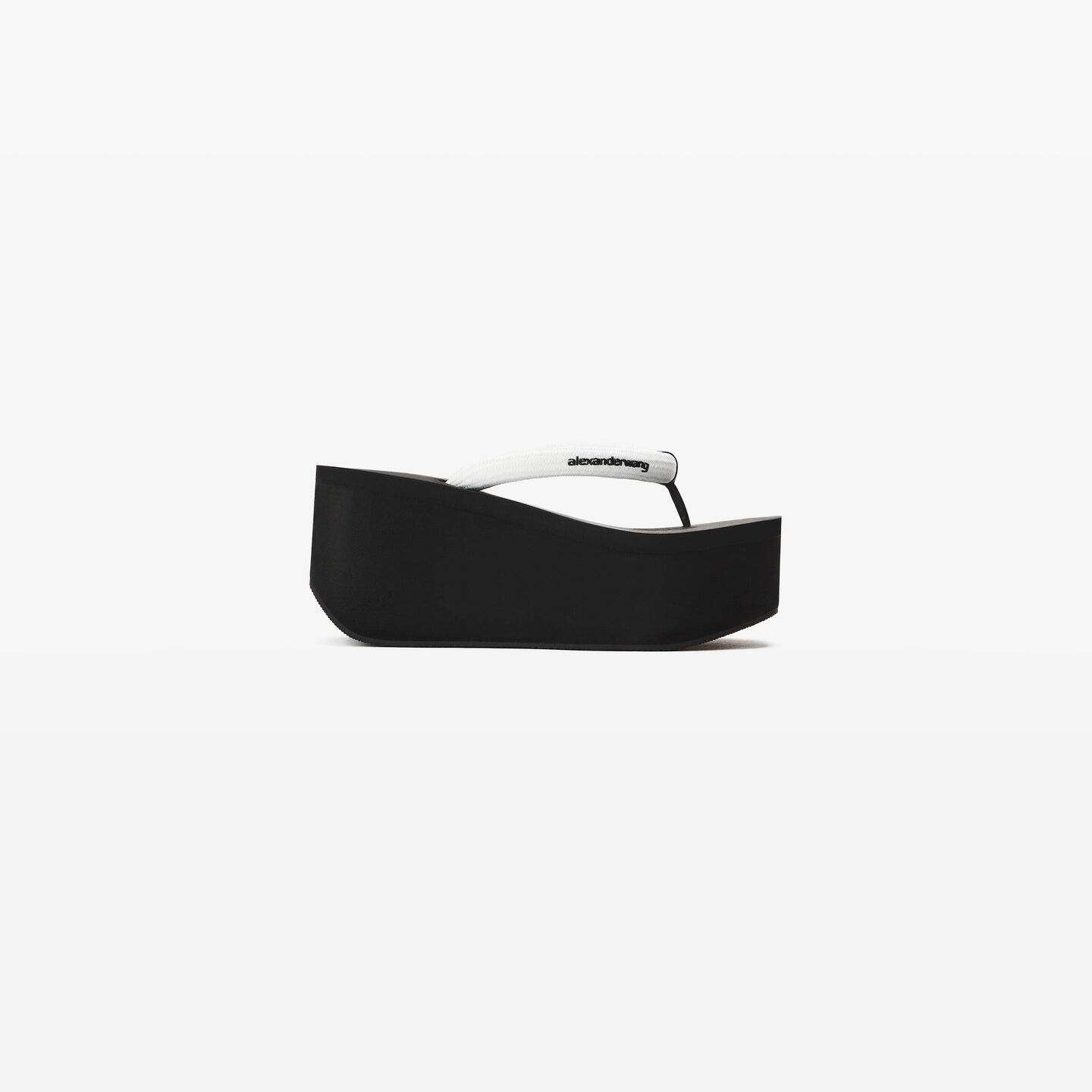 Alexander Wang Jenna Thong Platform Sandal In White