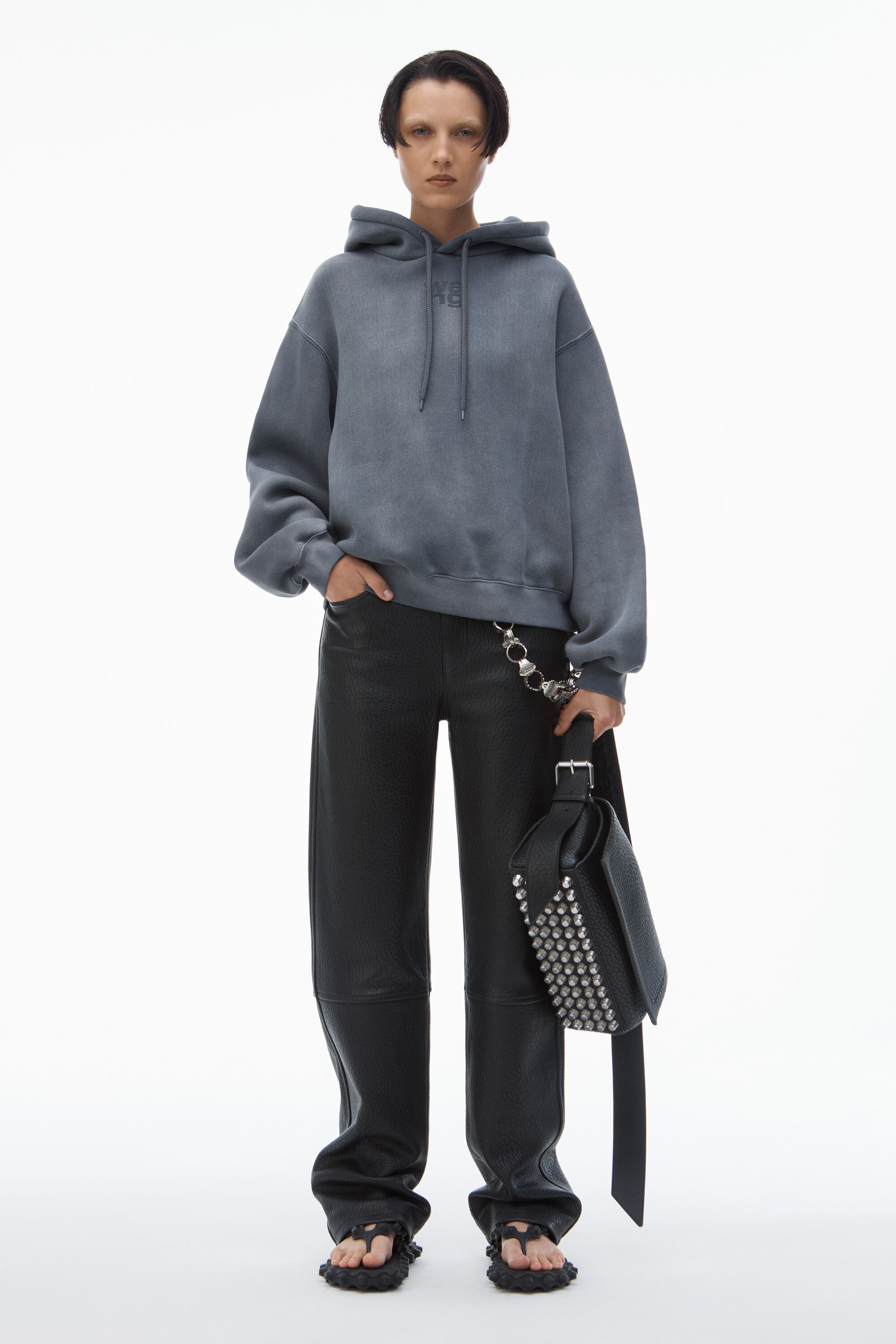 Alexander wang エッセンシャルテリー ロゴ フーディー エッセンシャルテリー ロゴ フーディー | Why are you here?
