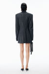 Alexander Wang grey blazer dress in wool mohair
