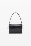 Alexander Wang black dome barrel pouchette in leather