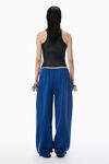 Alexander Wang washed scuba blue blue wide-leg sweatpants