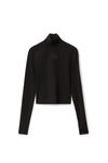 LONG SLEEVE TURTLENECK IN BODYCON NYLON
