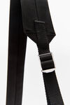 alexander wang heiress crossbody bag in satin black