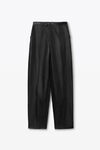Alexander Wang black hochtaillierte ballonhose aus chintz-leinen