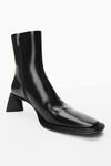 alexander wang booker 60 ankle boot in cow leather black