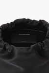 alexander wang ryan small nylon and leather satchel black