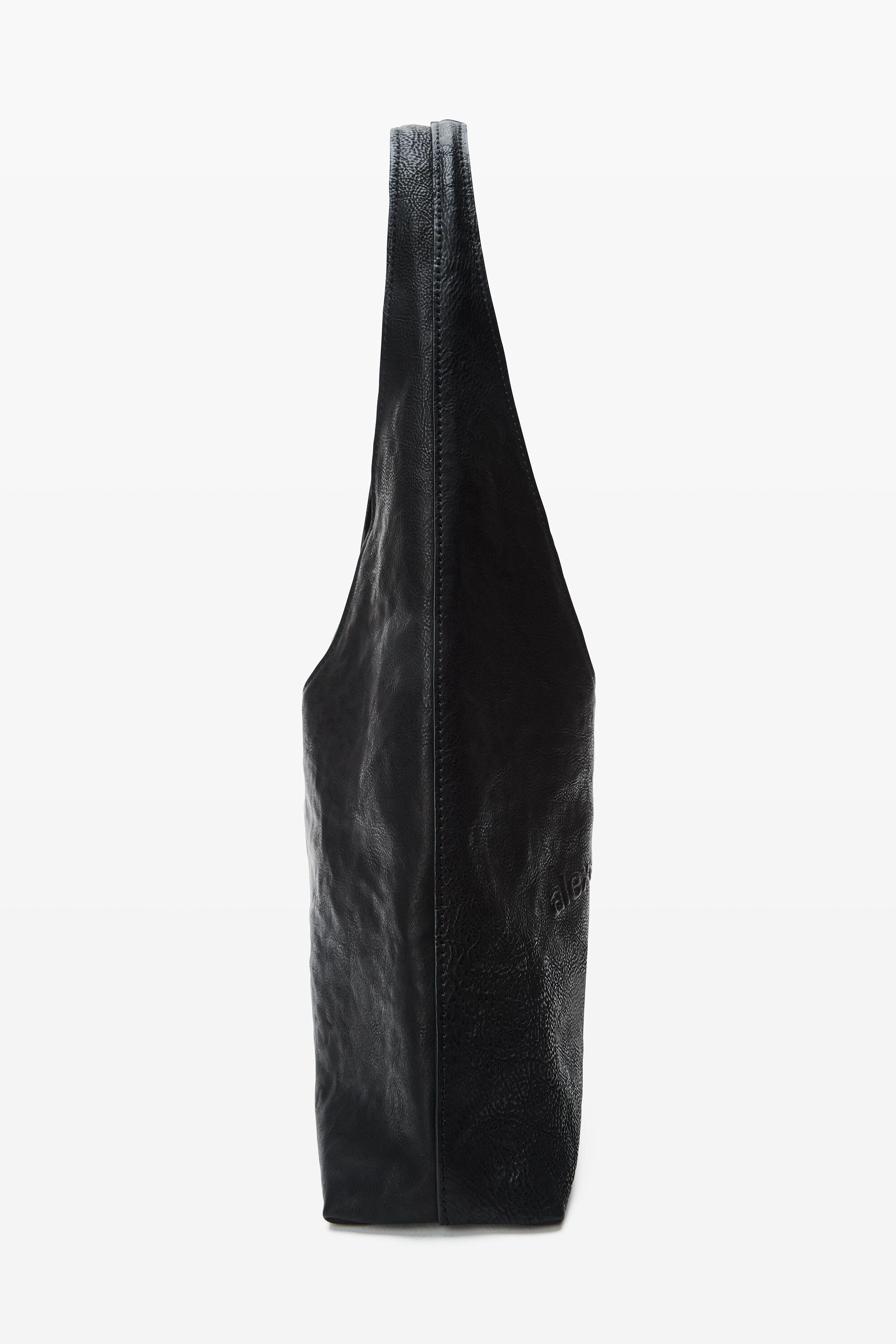 Black Small Pike Hobo in BLACK | alexanderwang®