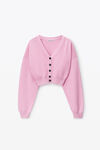 Alexander Wang pink lavender long sleeve cardigan with v neck