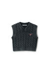 Alexander Wang washed black 有机棉背心