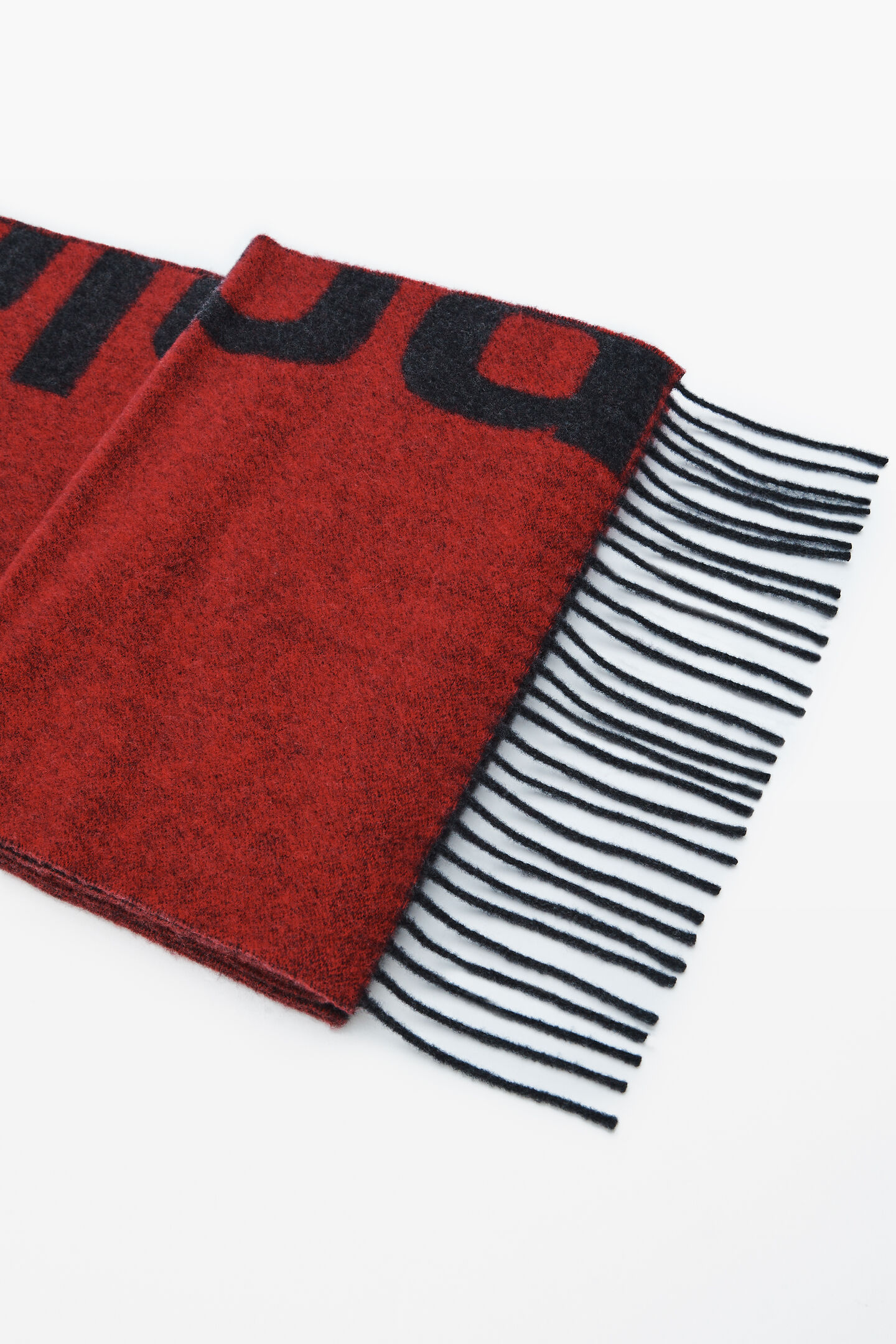 Alexander Wang Logo Jacquard Scarf In Wool Cashmere In Multi