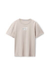 Alexander Wang washed oyster blade 压纹徽标装饰棉质 t 恤