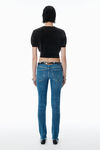 Alexander Wang washed black ブラック コットンブレンド シェニール ロゴ プルオーバー