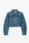 Alexander Wang vintage medium indigo denim trucker jacket