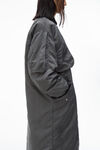 Alexander Wang black biowash 加大款夹棉派克大衣