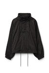 alexander wang 提花尼龙半拉链运动夹克 black